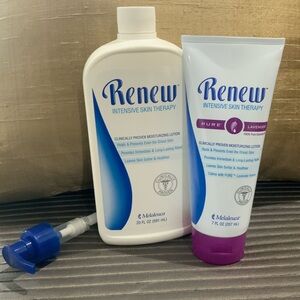 2 Melaleuca Renew Intensive Skin Therapy one 20 oz +  7oz lavender + one pump